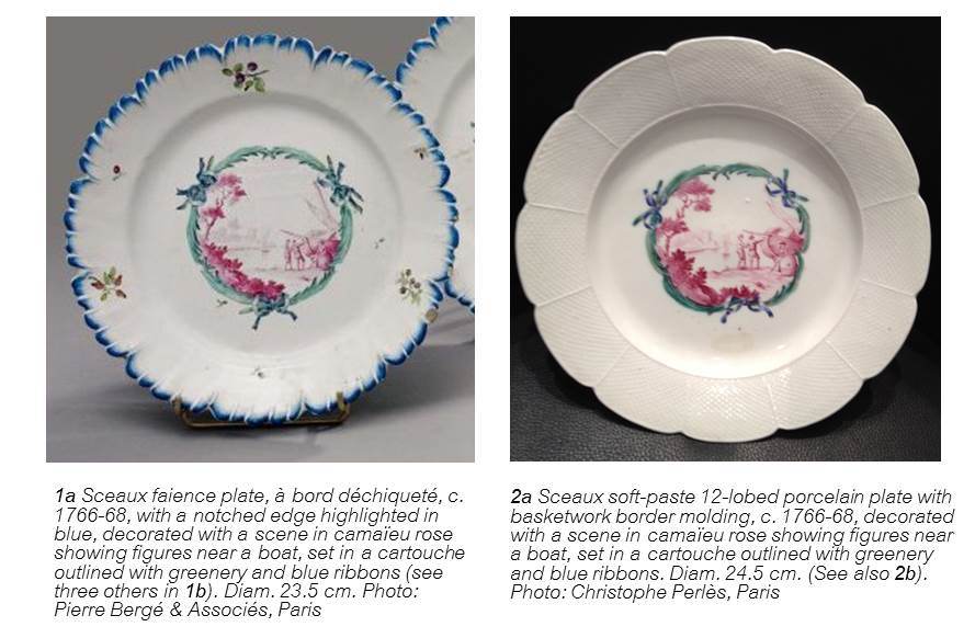 Sceaux Rarities in Faience and Porcelain – a Near Match